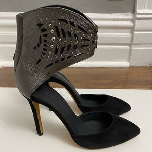 IRO Sehath Metalic Ankle Cuff Heels